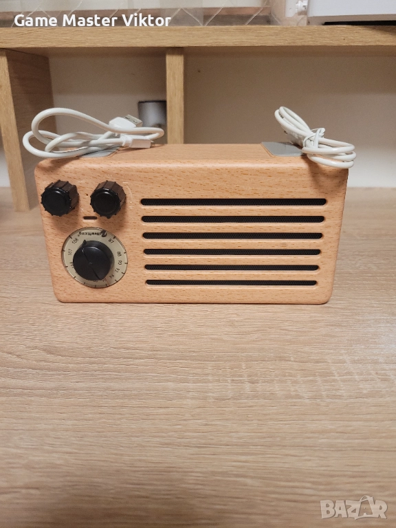 Retro FM радио / безжичен говорител NR‑3013 — стилно и практично, снимка 1
