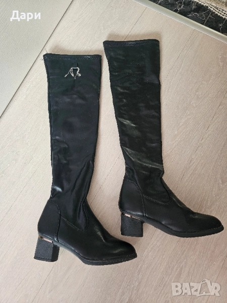 два чифта дамски ботуши нови, снимка 1