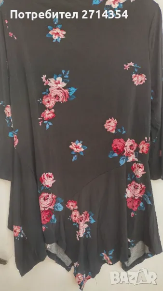 Туника с цветя , снимка 1