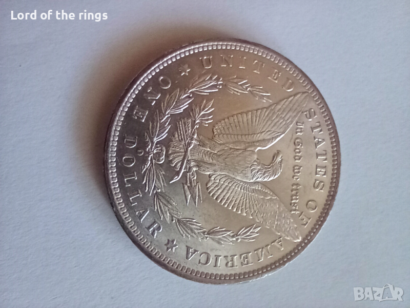 1 долар 1884 AU САЩ сребро, снимка 1