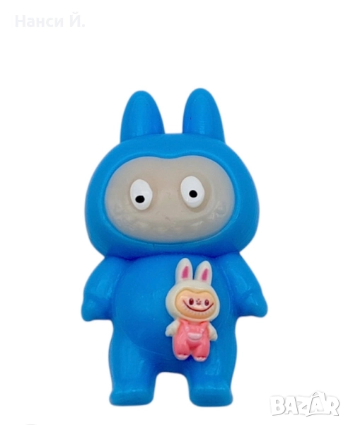 Лапи) Анти-стрес играчка Лабубу (Labubu), 10 х 6 х 2 см, снимка 1