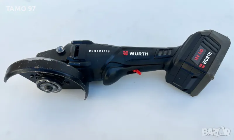 Wurth AWS 18-125 P Compact - Безчетков ъглошлайф 18V 5.0Ah, снимка 1