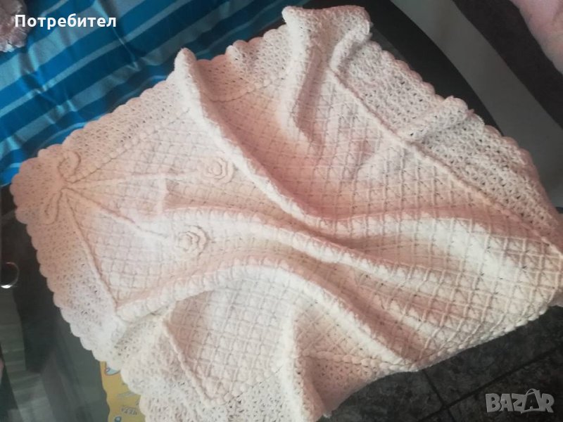 Бебешко одеялце-ръчна изработка, снимка 1