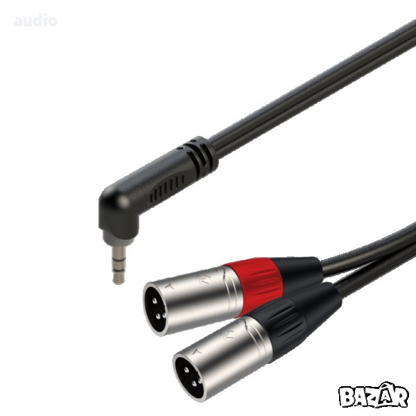 Кабел XLR/M - 3.5mm/M /2m ROXTONE, снимка 1