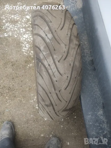 продавам задна гума MiCHELIN 180/55/17, снимка 1