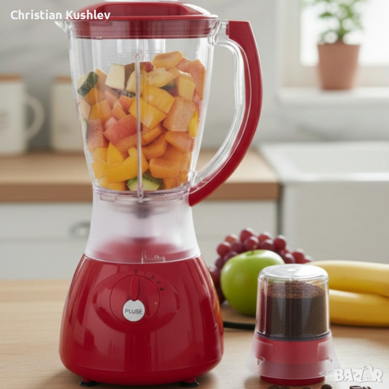 Електрически блендер Homelux HY-Y44 с мелничка – мощен и практичен, снимка 1