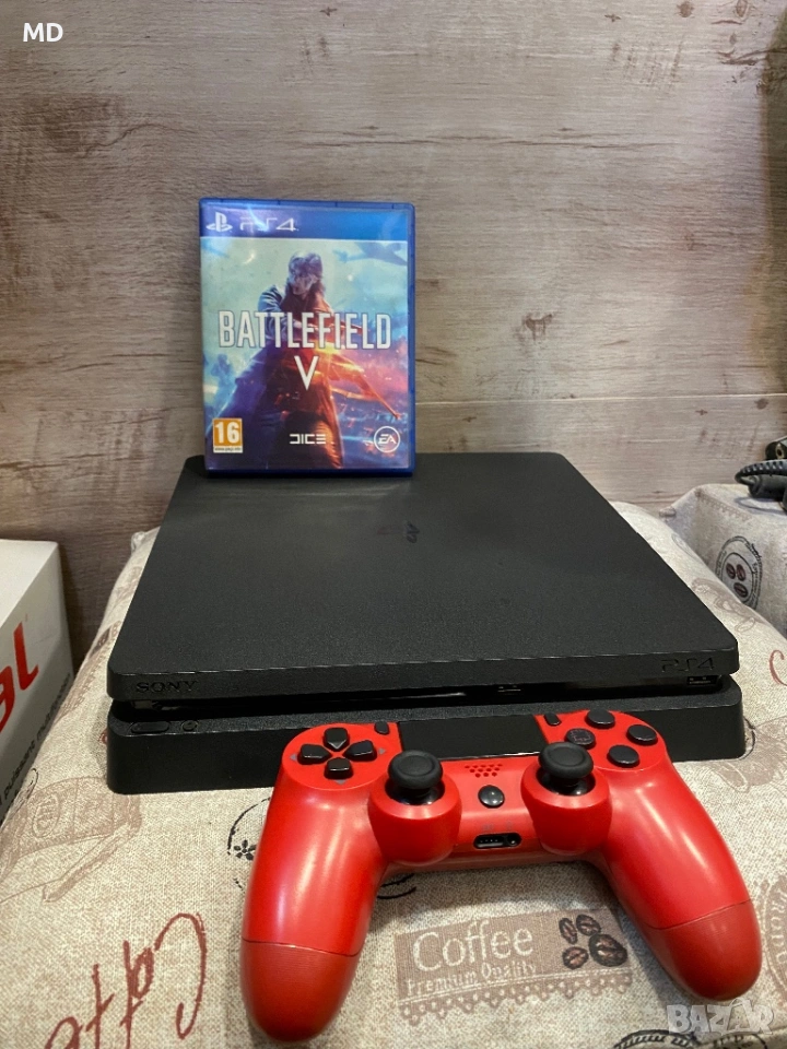 PlayStation 4 Slim 500Gb + Игри, снимка 1