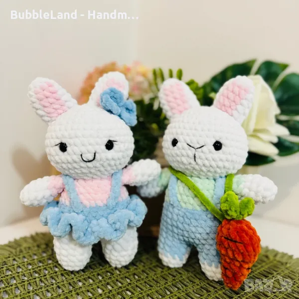 Плетени зайчета, снимка 1