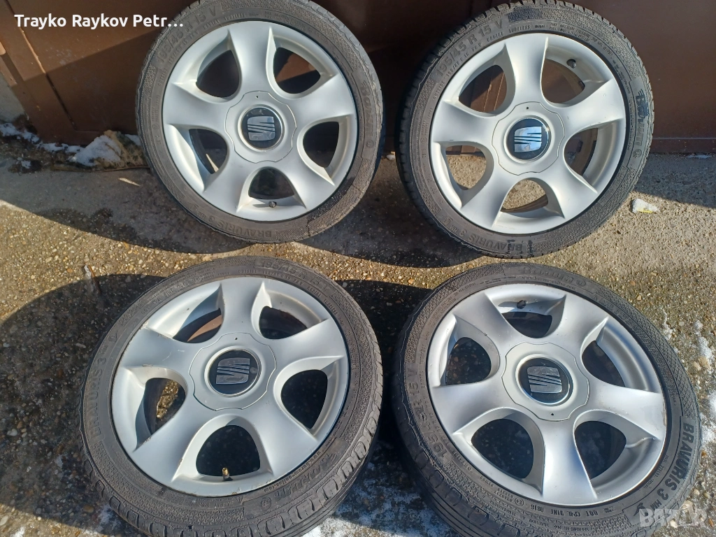 Оригинални джанти 4х100 15ки VW Seat, снимка 1