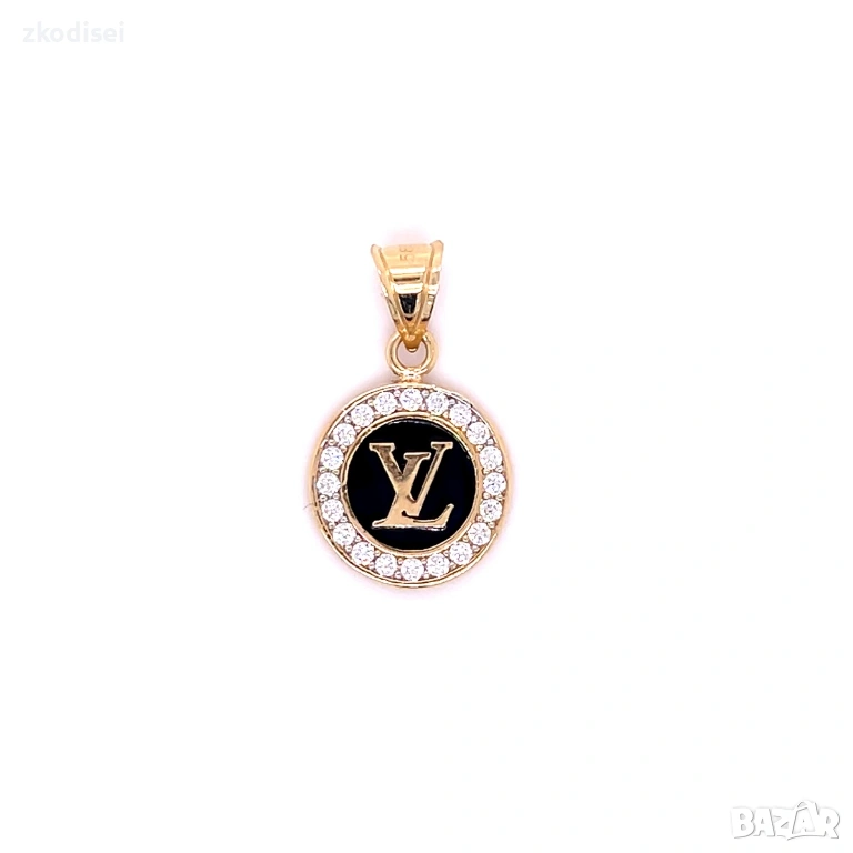 Златен медальон Louis Vuitton 1,73гр. 14кр. проба:585 модел:36349-3, снимка 1