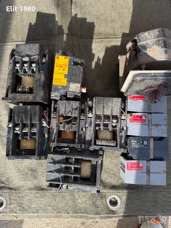 Продавам контактори за скрап, снимка 1