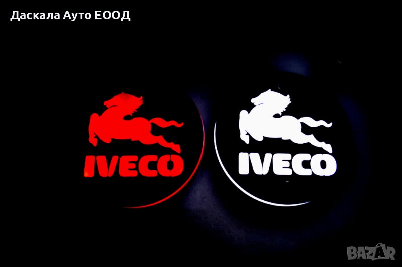 LED ЛЕД Габарити за огледало на IVECO ИВЕКО , ОБЕЦИ , Бяло-Червено 24V, снимка 1