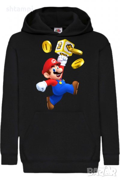 Детски Суитчър/Суитшърт Super Mario 03,Super Mario,Игра,Подарък,Изненада,Забавление,Рожден Ден, снимка 1