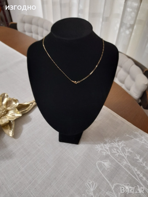 14 КАРАТА ФИННА ЗЛАТНА ВЕНЕЦИАНСКА ПЛЕТКА СИНДЖИРКА, снимка 1