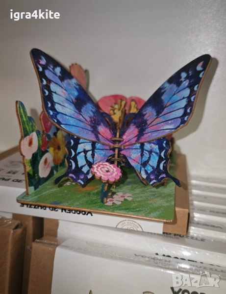 НОВО! Налични Нови Дървени 3D пъзел в 4 модела, снимка 1