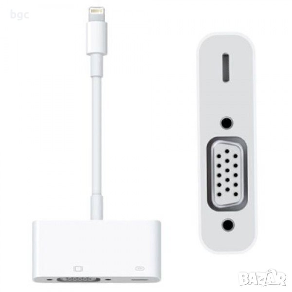 ЧИСТО НОВ Aдаптер Apple Lightning to VGA Adapter (MD825ZM/A) , снимка 1