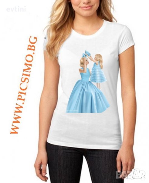 Дамска тениска за всеки повод с щампа, снимка 1