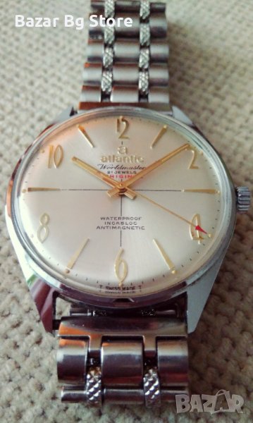 Луксозен мъжки ръчен часовник ATLANTIC Worldmaster Swiss., снимка 1