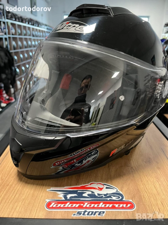 Отваряема мото каска NITRO F390 ,,размер XL 61-62,вградени очила, снимка 1