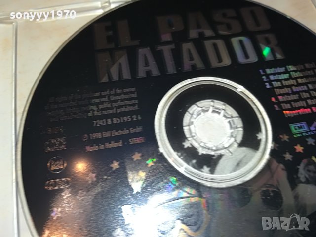 EL PASO MATADOR CD MADE IN HOLLAND 0704231413, снимка 16 - CD дискове - 40290312