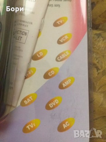  Дистанционно CD,TV,DVD,HIFI,VCR и др Универсално, снимка 6 - Дистанционни - 29326051