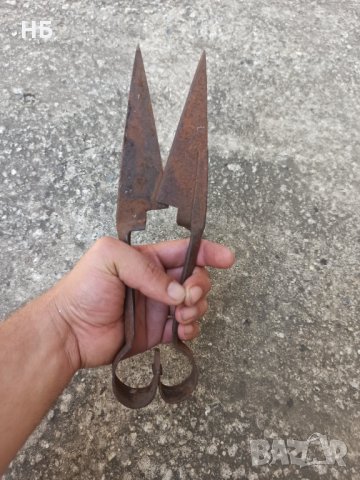 Стара метална ножица, снимка 2 - Антикварни и старинни предмети - 33948020