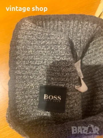 Мъжки каскет вълна и кашмир и мъжка шапка фина вълна Hugo Boss, снимка 9 - Шапки - 56223285