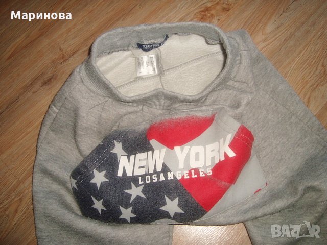 Ватирана блузка МИНЬОНИТЕ 4-5г.подарък панталон, снимка 6 - Детски комплекти - 31787221