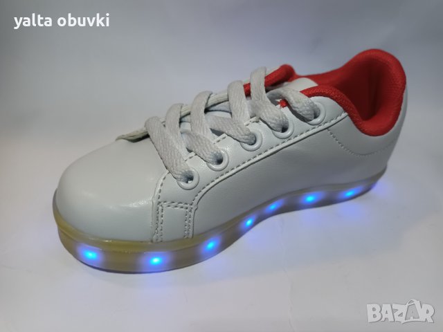 Детски светещи маратонки LB-701 с USB зарядно, снимка 9 - Детски маратонки - 44444939