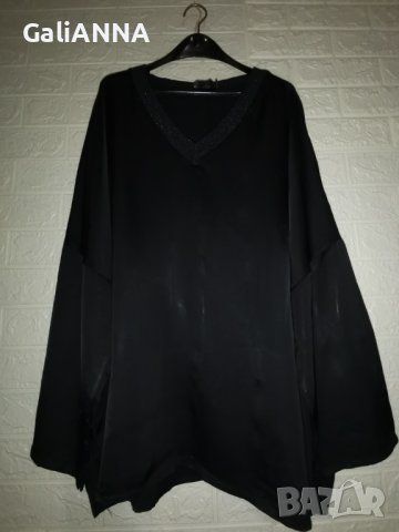 СТРАХОТНА НОВА ТУНИКА САТЕН 2XL-3XL, снимка 2 - Туники - 44505793