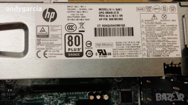 HP ProDesk 400 G4 SFF/Core i5-6500 3.60GHz/256GB SSD/8GB RAM перфектен компютър , снимка 9 - Работни компютри - 39423382