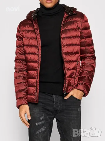 GEOX, 4XL, ново, оригинално мъжко яке от естествен пух