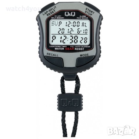 НОВ ХРОНОМЕТЪР CASIO И Q&Q. ПРОФЕСИОНАЛНИ СПОРТНИ ХРОНОМЕТРИ QQ HS45J КАСИО HS-80TW-1EF STOPWATCH, снимка 5 - Спортна екипировка - 20968282