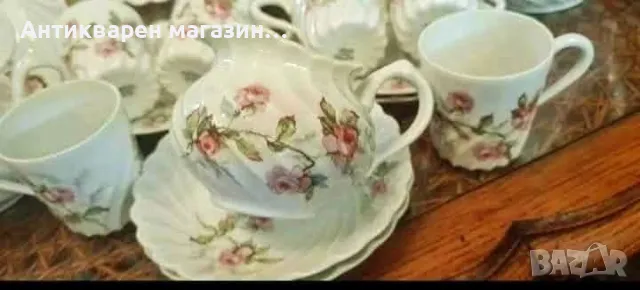 Колекционерски сервиз за кафе  - модел - TORSE PINK FLOWERS  от HAVILAND Limoges. , снимка 4 - Сервизи - 49983192