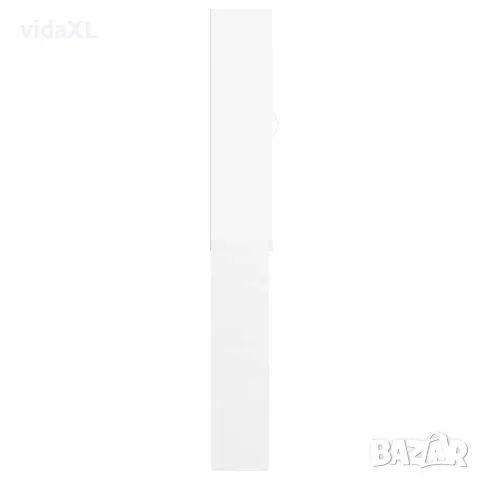 vidaXL Шкаф за пералня, бял, 64x25,5x190 см, снимка 9 - Шкафове - 56147863