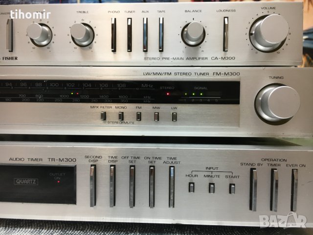 Fisher CA-M300 Stereo Pre -Main Amplifier with FM-M300 TR-M300, снимка 12 - Ресийвъри, усилватели, смесителни пултове - 38839201