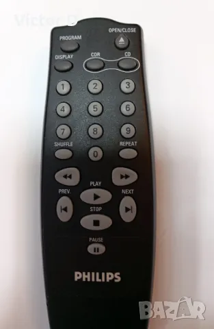 Philips RC 07110 01-Дистанционно за PHILIPS CDR560 CDR560/37 CDR560BK , снимка 2 - Други - 47970126