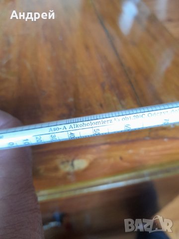 Стар спиртомер #6, снимка 4 - Други ценни предмети - 36670606