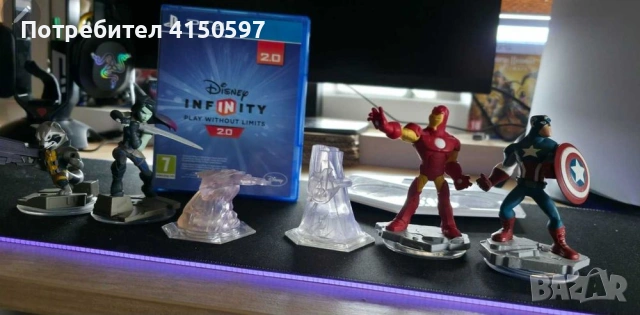 Disney Infinity 2.0 за PS4 + 6 екшън фигурки