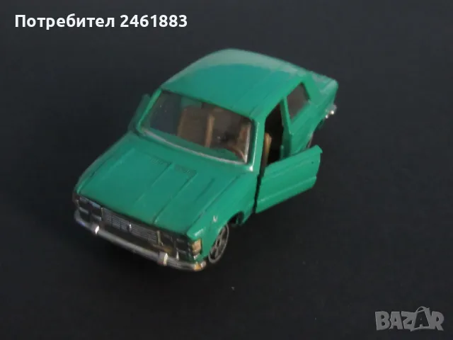 1/43 USSR СССР стар FIAT 125 зелен количка, снимка 1 - Колекции - 48790219