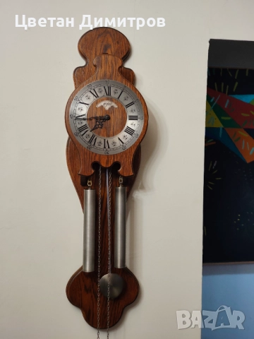 Антикватен стенен часовник с тежести Orfac, 