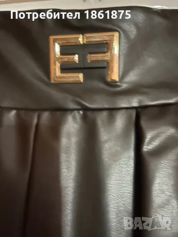 Кожена пола Elisabetta Franci, снимка 2 - Поли - 48869810