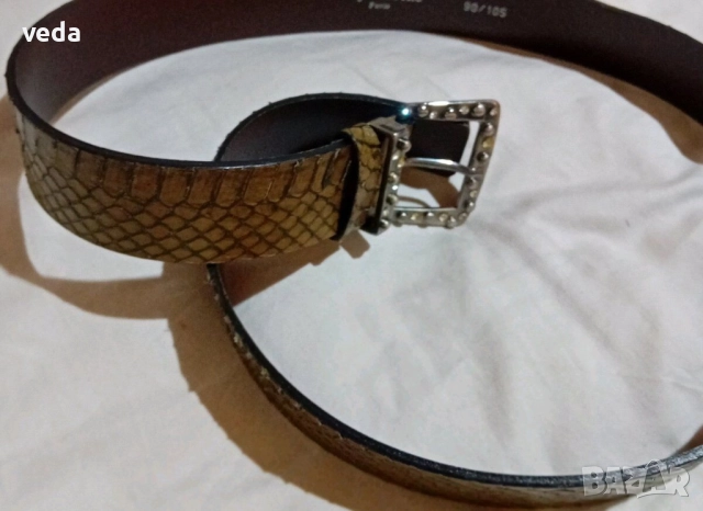 Guy Laroche Оригинален 100% кожен колан 105 см, снимка 3 - Колани - 52918232
