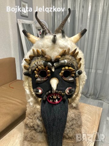 Кукерска маска, снимка 3 - Антикварни и старинни предмети - 38447659