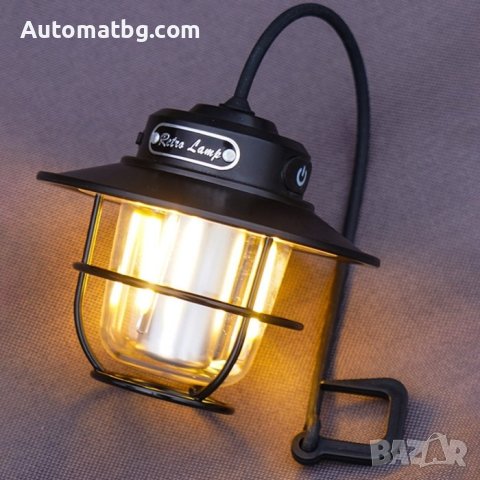 Лампа за къмпинг Automat, 12V, 200Lm, Led акумулаторна лампа, снимка 4 - Къмпинг осветление - 44464827