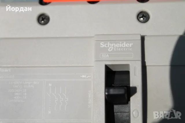 Автоматичен предпазител ''50А Schneider'' NCS 100 S40 50N, снимка 6 - Друга електроника - 49169311