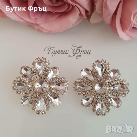 Обеци Фиола, снимка 3 - Обеци - 35563425