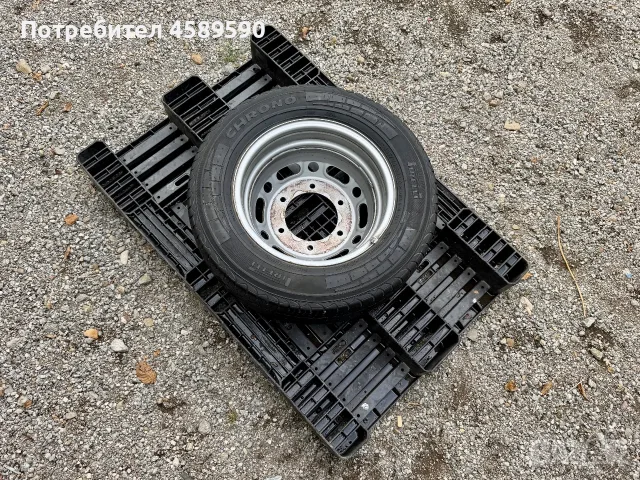 Резервна гума+Джанта 16цола 6x205 за ДВОЙНА ГУМА Mercedes Sprinter(2006-2026),Vw Crafter(2006-2017), снимка 7 - Гуми и джанти - 55668026