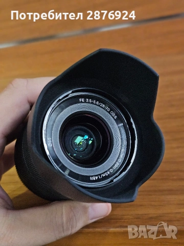 Oбектив Sony FE 28-70mm f/3.5-5.6, снимка 3 - Обективи и филтри - 53071926