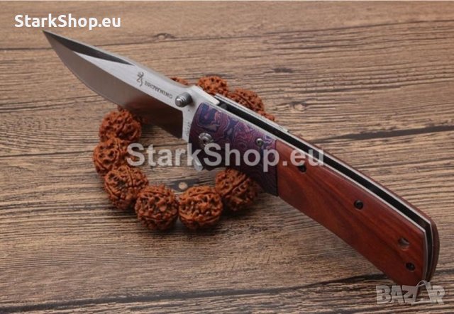 Масивен сгъваем нож browning DA142, снимка 8 - Ножове - 38417482
